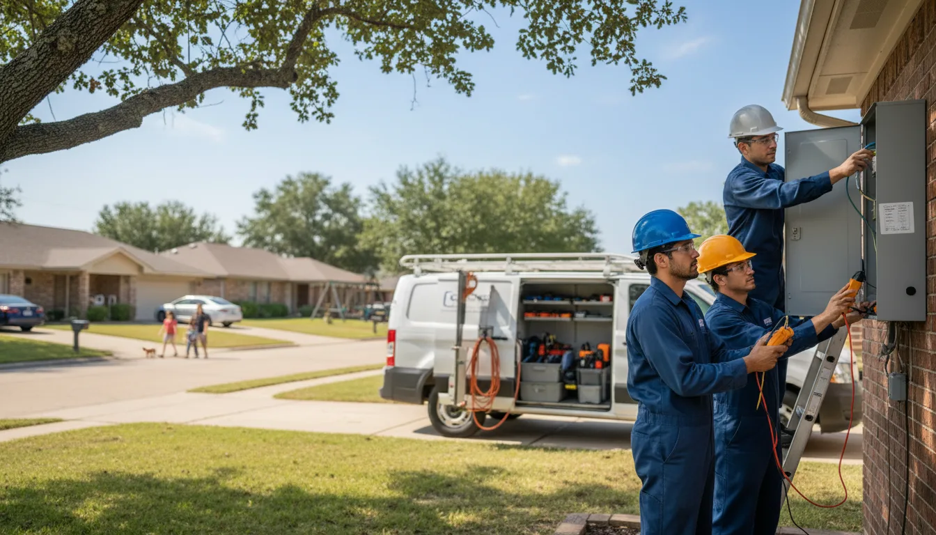 Certified electrician providing emergency electrical services in Jewell, GA